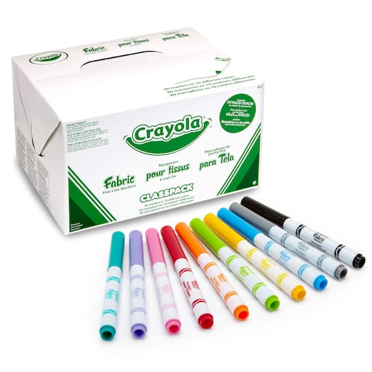 Crayola&#xAE; Fabric Markers, Pack of 80